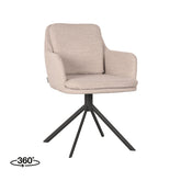 Eetkamerstoel Joy - Naturel - Boucle